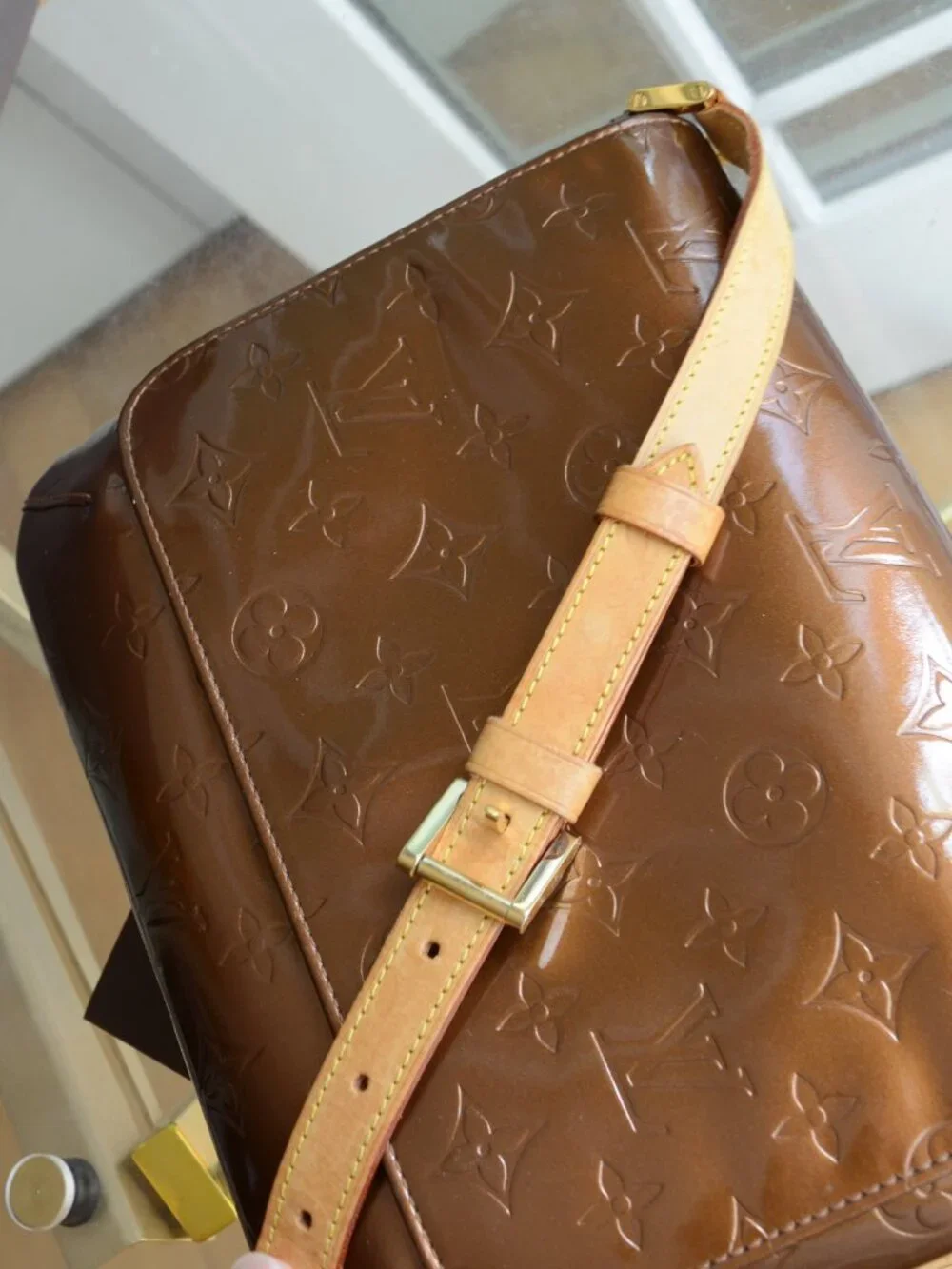 Louis Vuitton Vernis Thompson Street Bronze